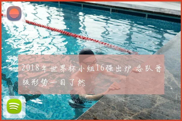 2018年世界杯小组16强出炉 各队晋级形势一目了然